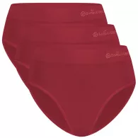 BAMBOO BASIC SEAMLESS FULL BRIEF BELLE 3-pack Burgundy