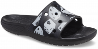 Crocs Classic Dice Print Slide Black / White