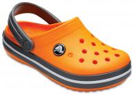 CROCS Crocband Clog Kids Blazing Orange / Slate Grey