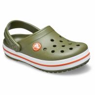 CROCS Crocband Clog Kids Army Green / Burnt Sienna