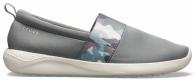 Crocs Literide Graphic Slip On W Charcoal/Stucco