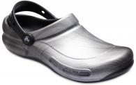 Bistro Graphic Clogs Metallic Silver