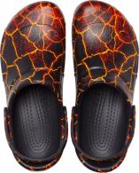 Bistro Graphic Clogs black/flame