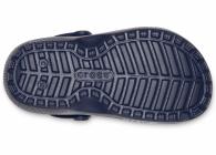  Crocs Classic Printed Lined Clog Kids Navy