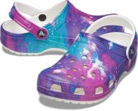 Crocs Classic Out Of This World Clog white/purple