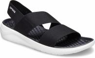 Crocs Literide Stretch Sandal Black / White