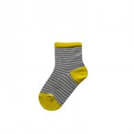 Gestriefte Kindersocken Siva/Rumena