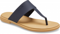 Womens Crocs Tulum Flip Deep Navy