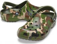 Crocs Classic Printed Camo Clog army green/multi