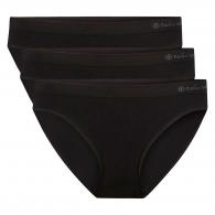 BAMBOO BASIC SEAMLESS TAILLE SLIP TESS 3-pack Black