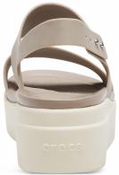 Women’s Crocs Brooklyn Low Wedge mushroom/stucco