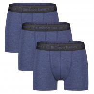 BAMBOO BASIC LIAM 3-pack BLUE MELANGE