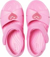  Crocs Classic Cross Strap Sandal Pink Lemonade