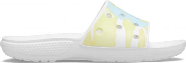 Crocs Classic Tie Dye Graphic Slide