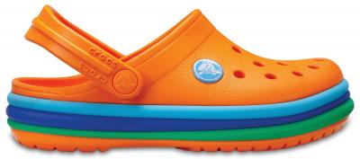 Kids Crocband™ Rainbow Band Clog