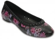 Crocs Lina Luxe Flat Black / Plum