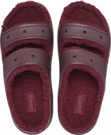 Crocs Classic Cozzy Sandal  Dark Cherry