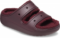 Crocs Classic Cozzy Sandal  Dark Cherry