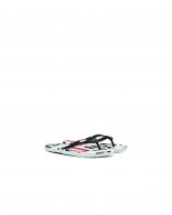 HUNTER EXPLODED LOGO FLIP FLOP Black