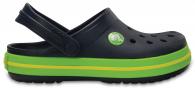 CROCS Crocband Clog Kids Navy / Volt Green