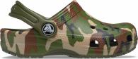 Classic Printed Clog Kids army green/multi