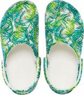 Baya Seasonal Printed Clog white/tropical