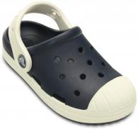 Kids Crocs Bump It Clog  Navy / Oyster