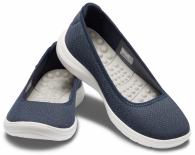 Women’s Crocs Reviva™ Flat Navy / White