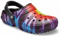 Crocs Classic Lined Tie Dye Clog Multi/Black