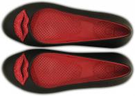 Crocs Gianna Red Lips Flat Black / Pepper