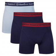 BAMBOO BASIC RICO 3-pack LIGHT BLUE / NAVY / NAVY