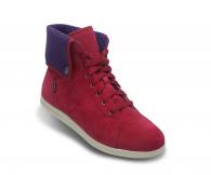 Crocs Lo Pro Suede Hi Top Sneaker pomegranate/mulberry