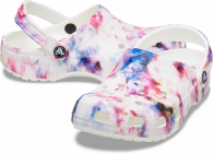 Crocs Classic Tie Dye Graphic Clog Garnet/Multi