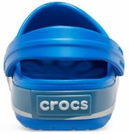  Kids Crocs Fun Lab Shark Band Clog Bright Cobalt