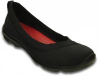 Womens Busy Day Stretch Flat Black / Black