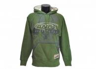 AND1 Basketball Fleece Pull Over Hoodie green