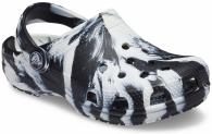 Crocs Classic Marbled Clog white / black