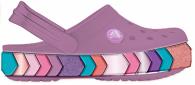 Crocs Crocband Chevron Beaded Clog Kids orchid
