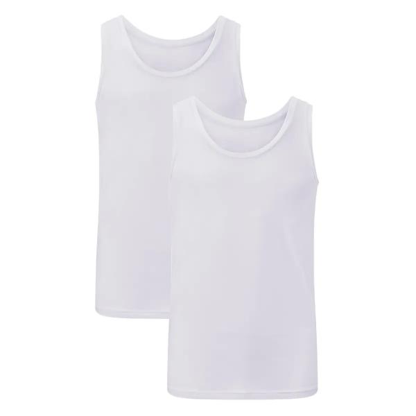 BAMBOO BASIC STEF SINGLET 2-pack