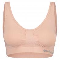 BAMBOO BASIC SEAMLESSPADDED BRA FLEUR Rose Dust