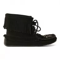 MANITOBAH LINED HARVESTER MOCCASIN SUEDE 40287 BLACK