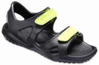 Swiftwater River Sandal Kids black/voltgreen