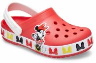 CROCS FUN LAB DISNEY MINNIE MOUSE BAND CLOG flame