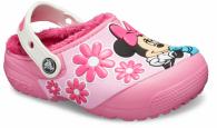  Crocs Fl Minnie Mouse Lined Clog Kids Pink Lemonade